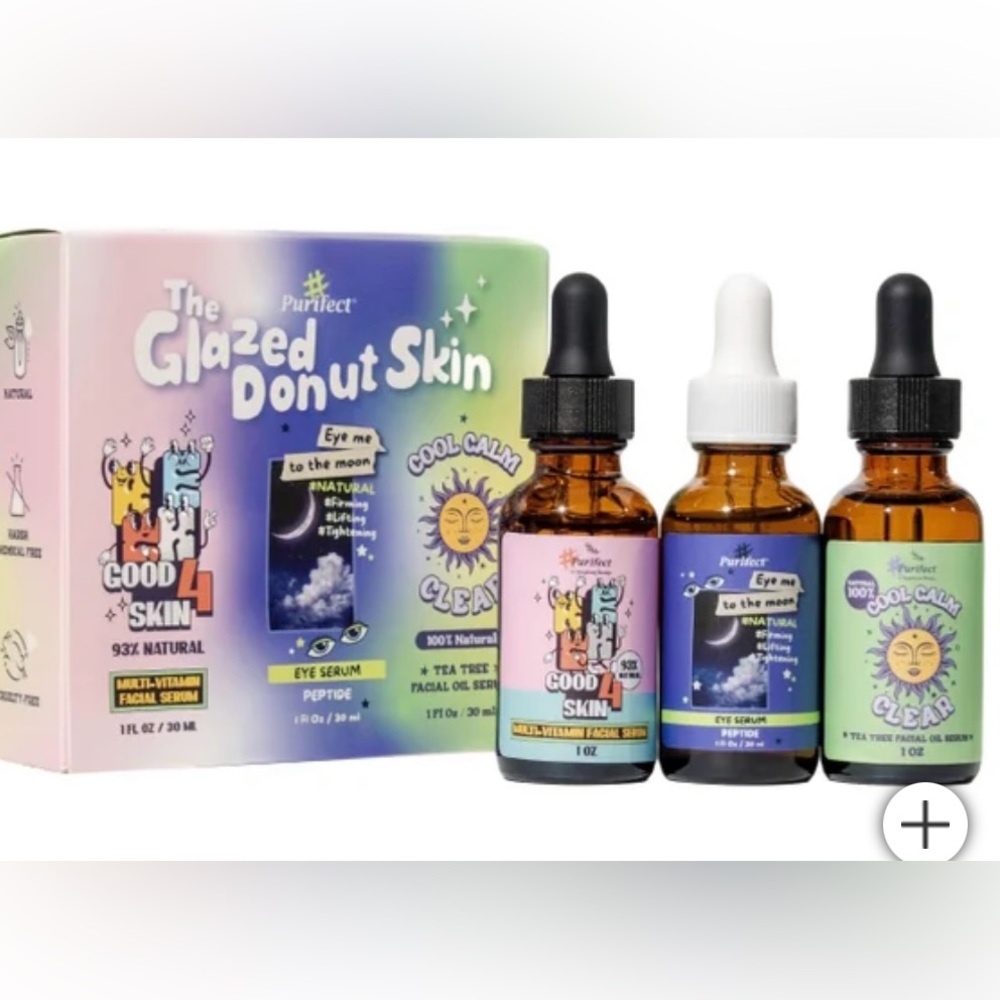 Purifect The Glazed Donut Skin Serum Set - New in box